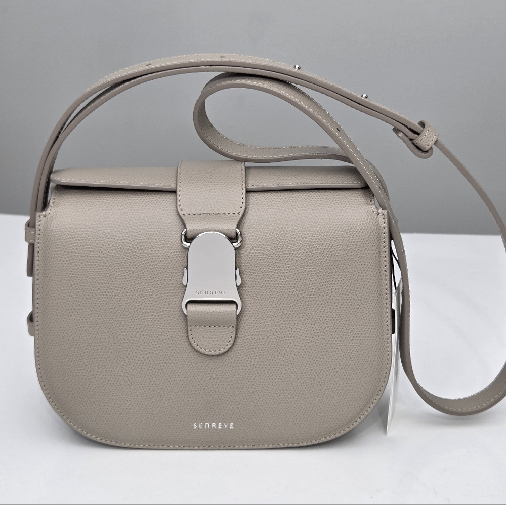 NWT SENREVE CADENCE BAG - PEBBLED / SAND / SILVER - Picture 3 of 10